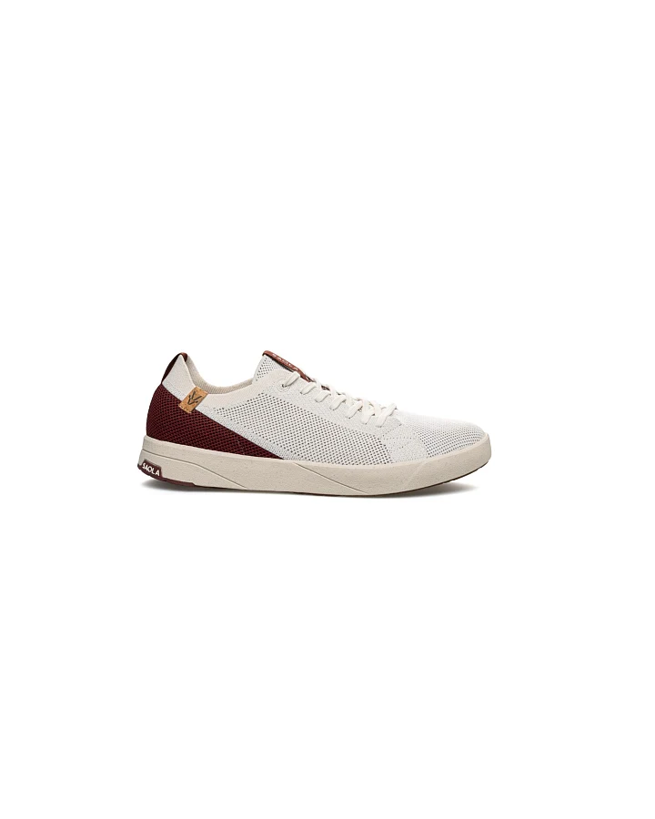 SAOLA Herren vegan Sneaker Herren Cannon Knit 2.0 Weiß/Rot