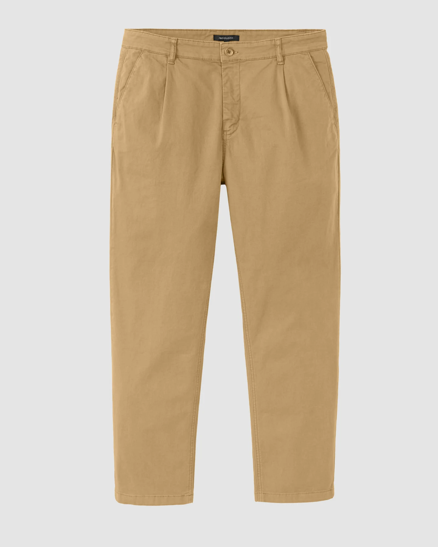 Recolution Herren vegan Chinos Eiche Wüstenbraun – Ansicht 2