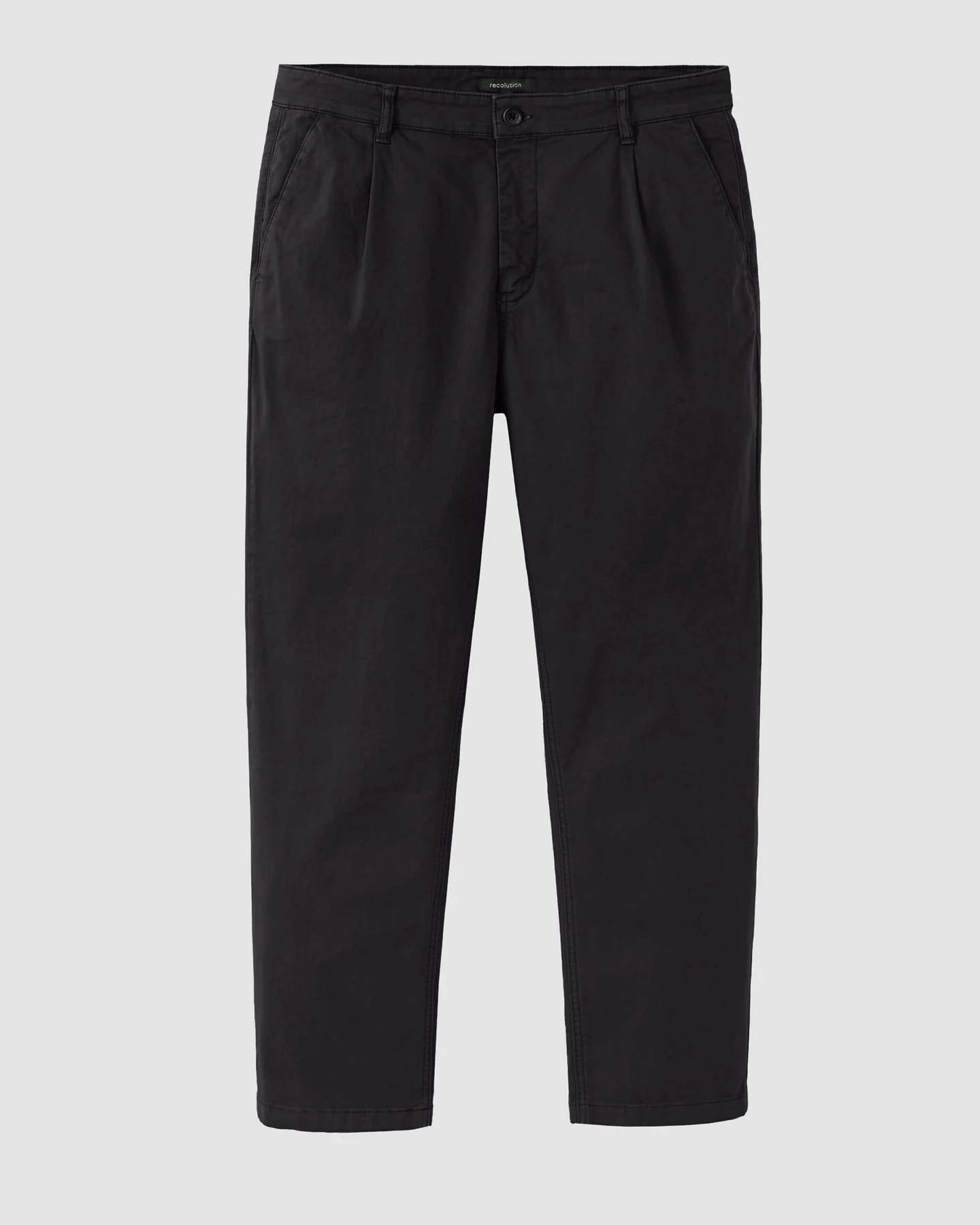 Recolution Herren vegan Chinos Eiche Schwarz – Ansicht 2