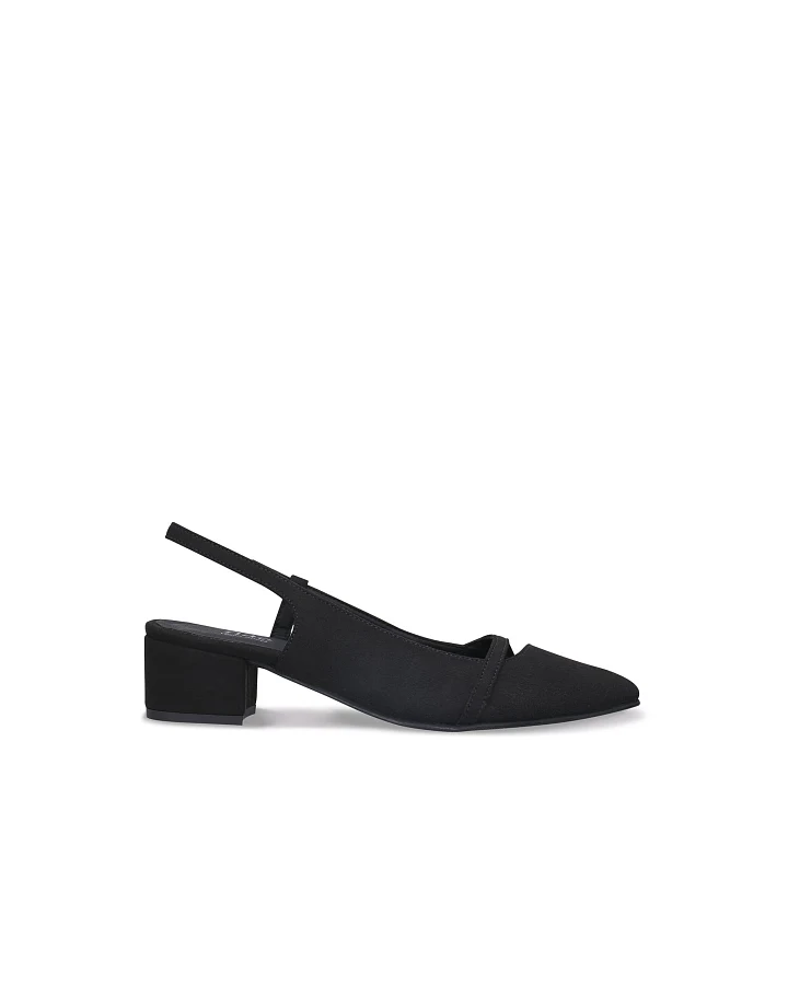 NAE Damen vegan Pumps Solane Schwarz