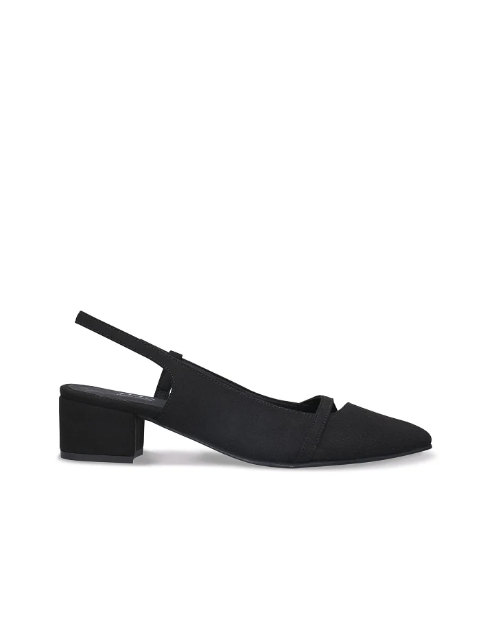 NAE Damen vegan Pumps Solane Schwarz