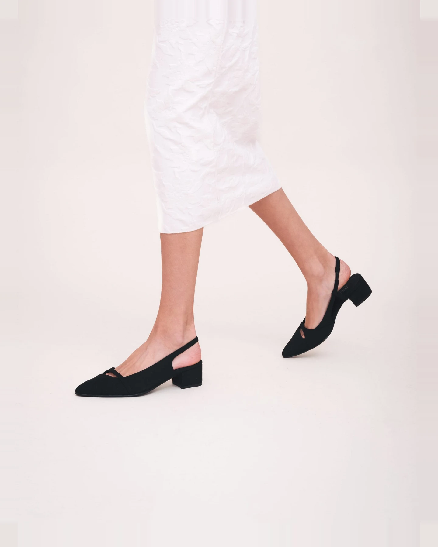 NAE Damen vegan Pumps Solane Schwarz – Ansicht 2
