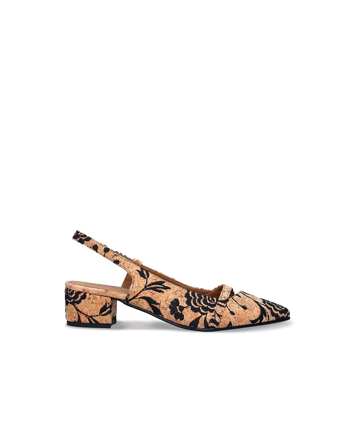 NAE Damen vegan Pumps Zurie Braun