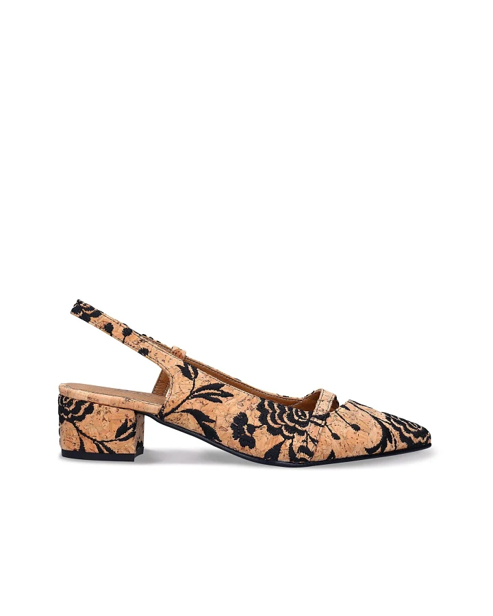 NAE Damen vegan Pumps Zurie Braun