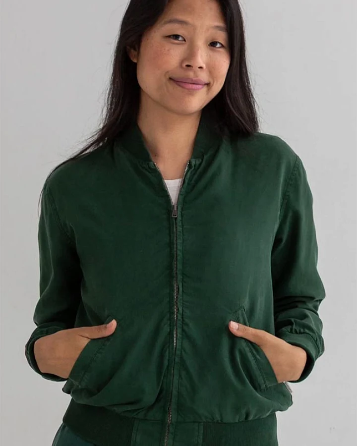 TWOTHIRDS Damen vegan Jacke Vulcano Grün