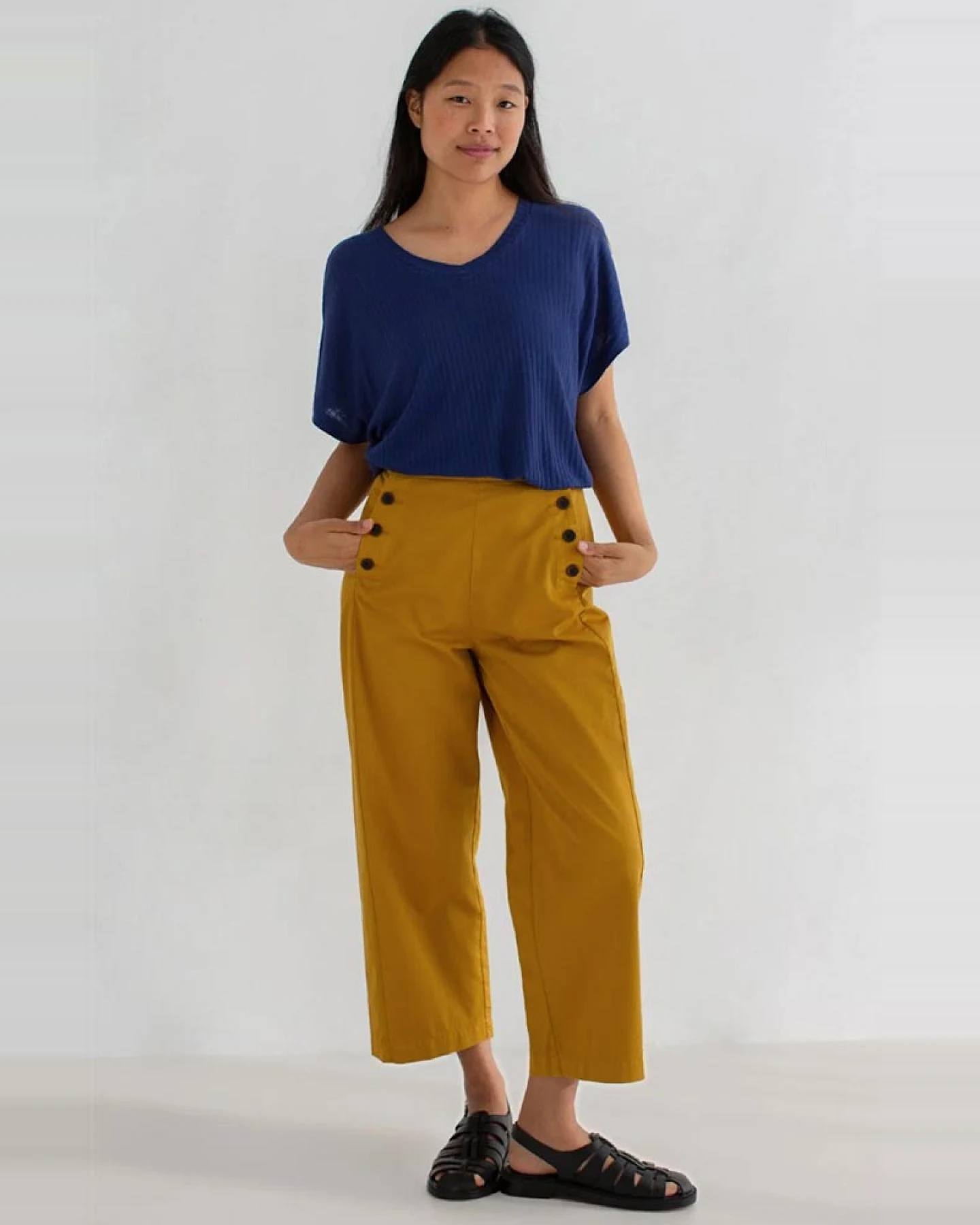 TWOTHIRDS Damen vegan T-Shirt Illetis Blaubeere – Ansicht 2