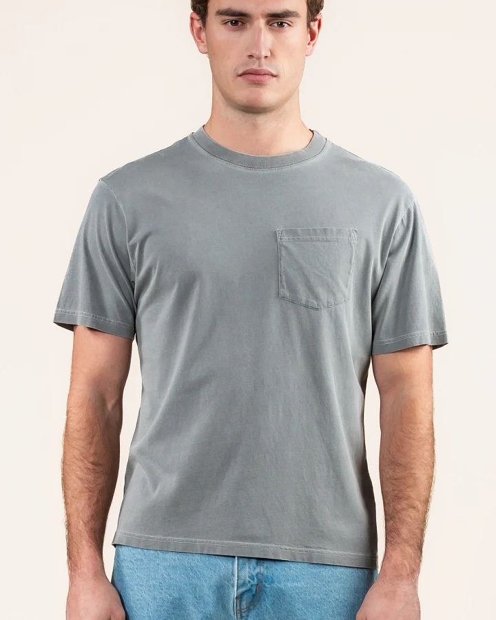 Kuyichi Herren vegan T-Shirt Ralph Ash Grey