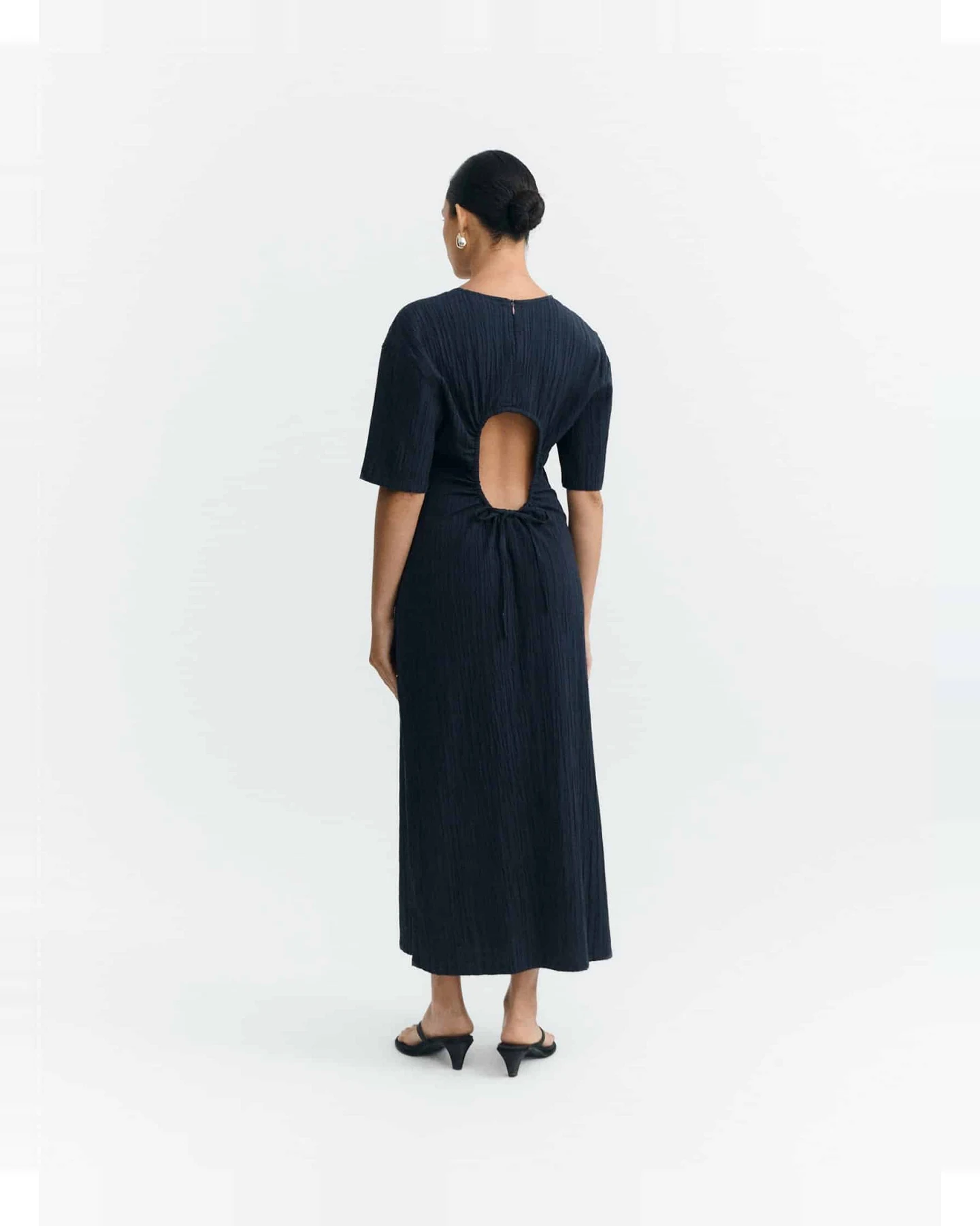 Thinking MU Damen vegan Kleid Kina Blau – Ansicht 2
