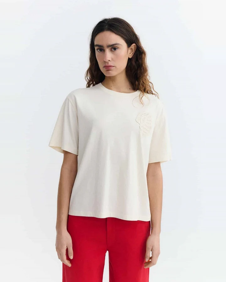 Thinking MU Damen vegan T-Shirt Shell Lucia Weiß