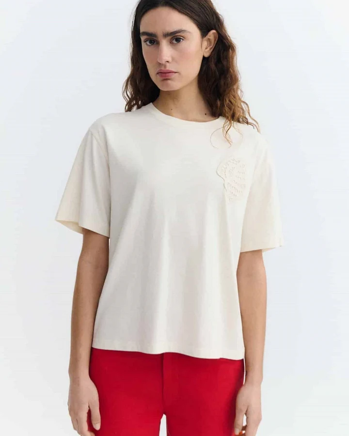 Thinking MU Damen vegan T-Shirt Shell Lucia Weiß