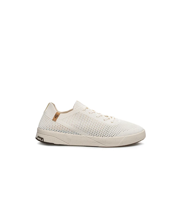SAOLA Damen vegan Sneaker Damen Ezo Weiß