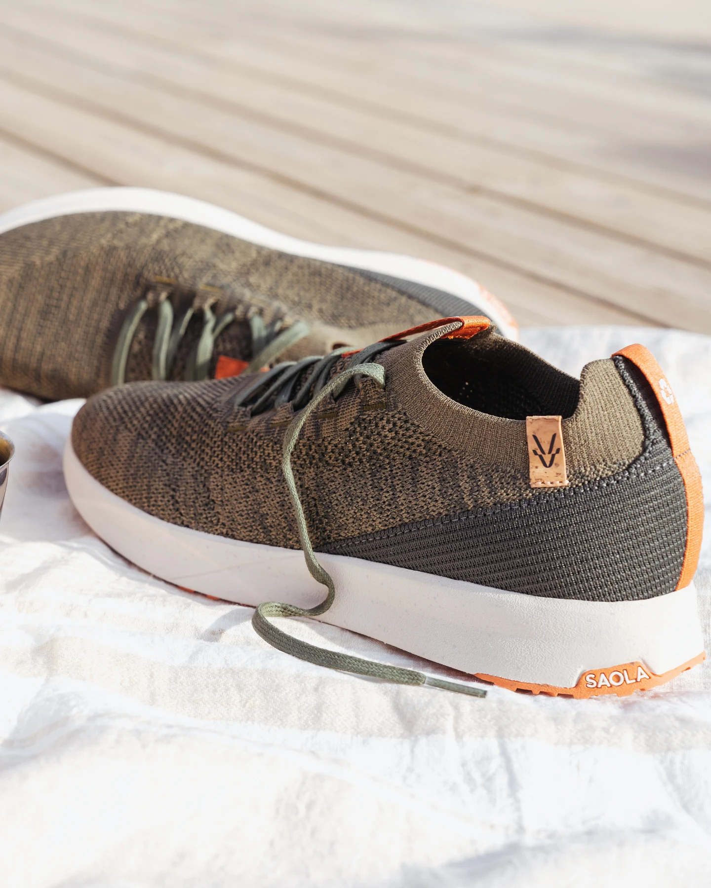 SAOLA Herren vegan Sneaker Herren Tsavo 3 Olive – Ansicht 2