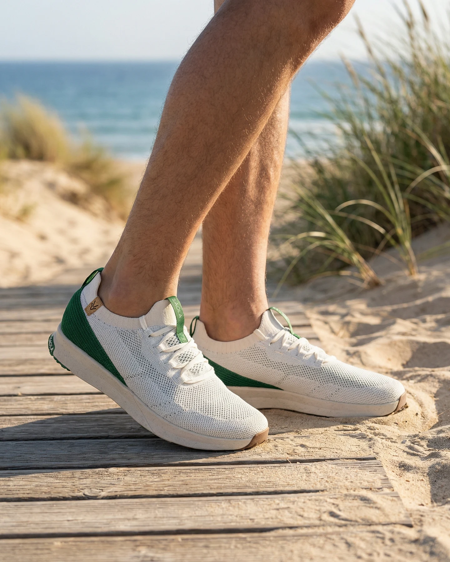 SAOLA Herren vegan Sneaker Herren Tsavo 3 White Forest – Ansicht 2