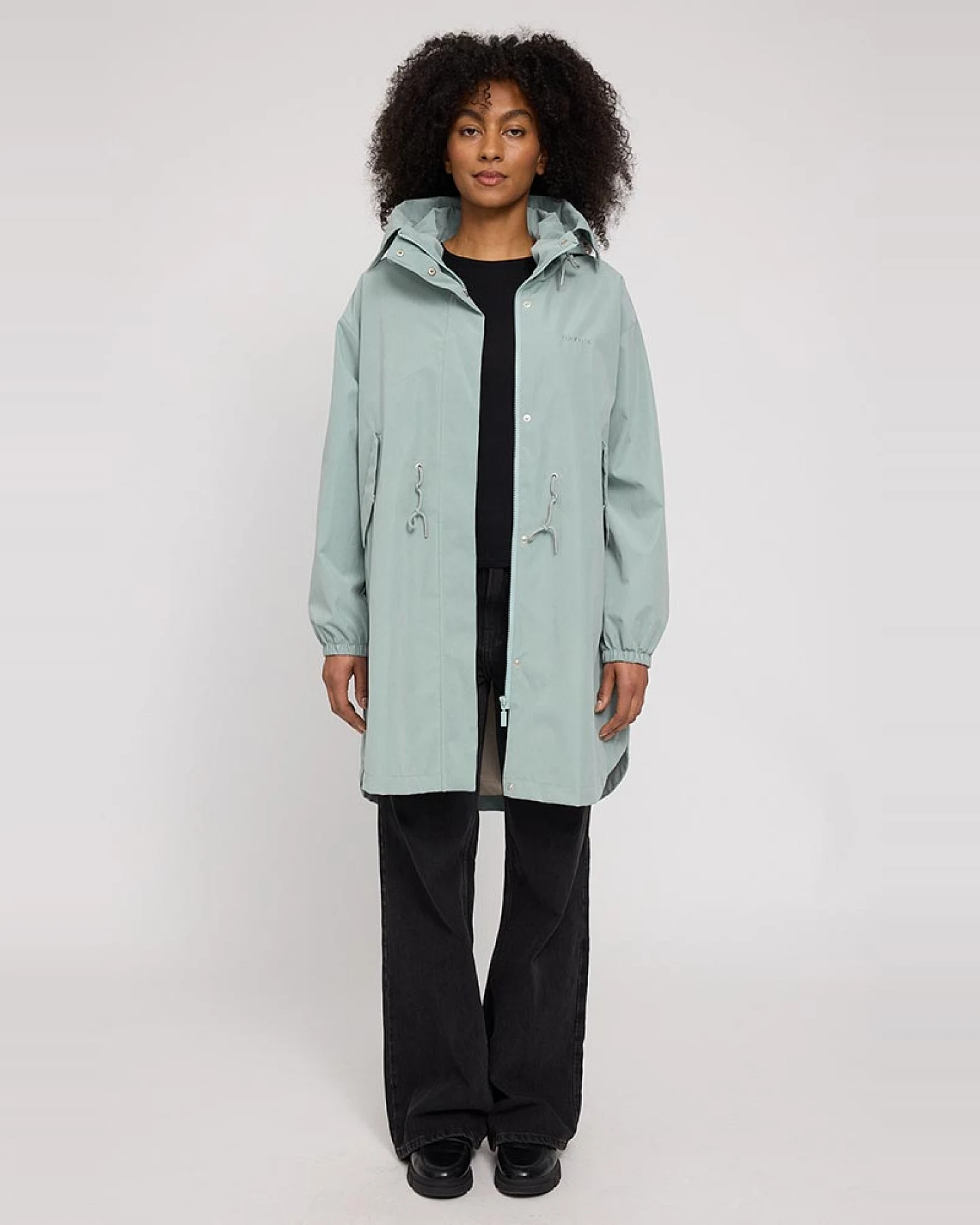 Mazine Damen vegan Jacke Light Pale Aqua – Ansicht 2