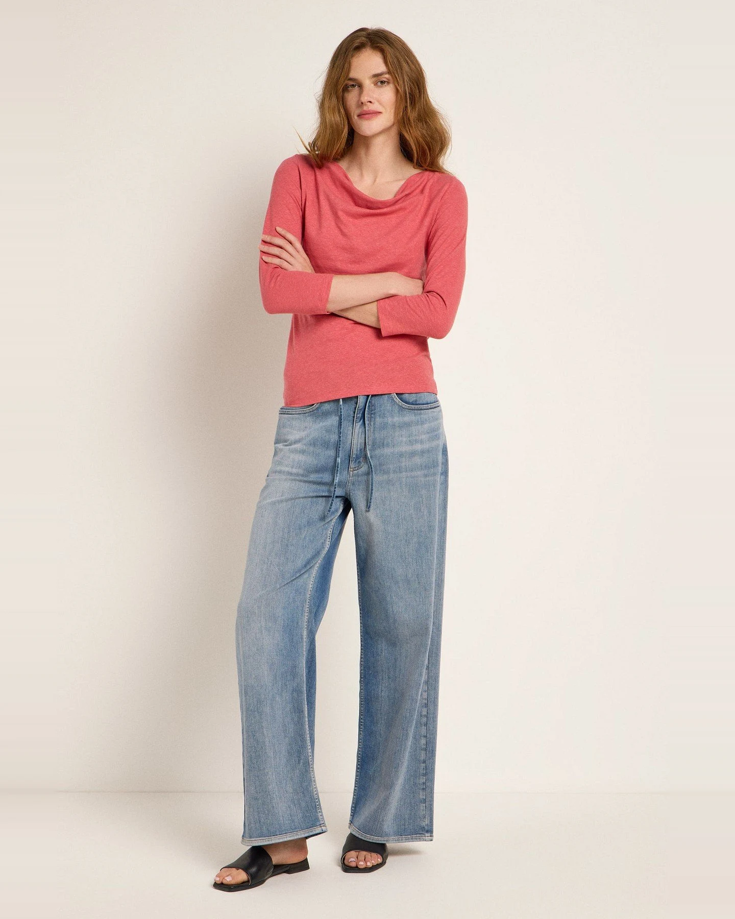 Wasserfallshirt Rot – Ansicht 2