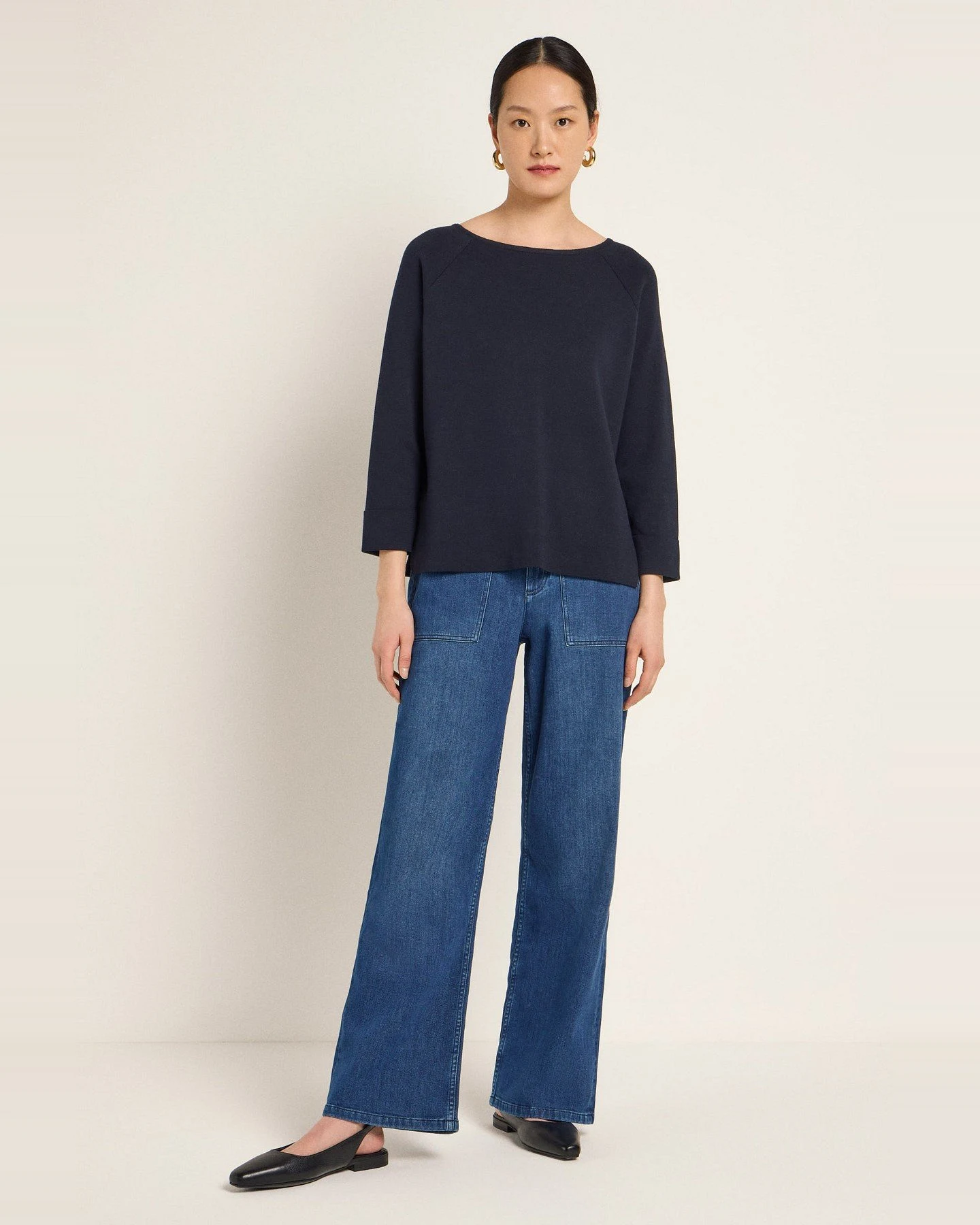 U-Boot Pullover Blau – Ansicht 3