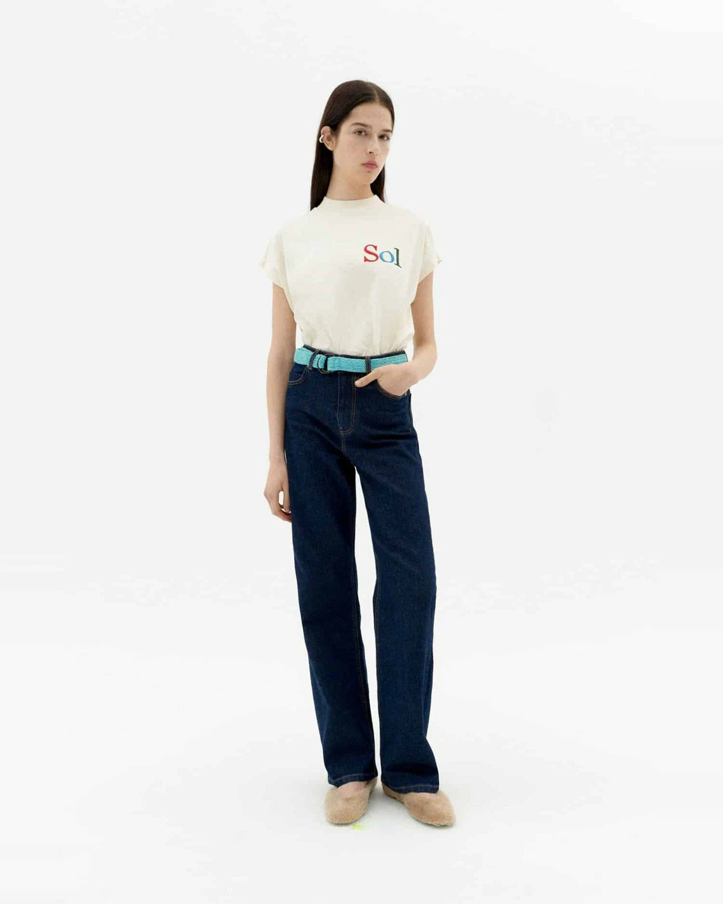 T-Shirt Volta Sol Weiß – Ansicht 3