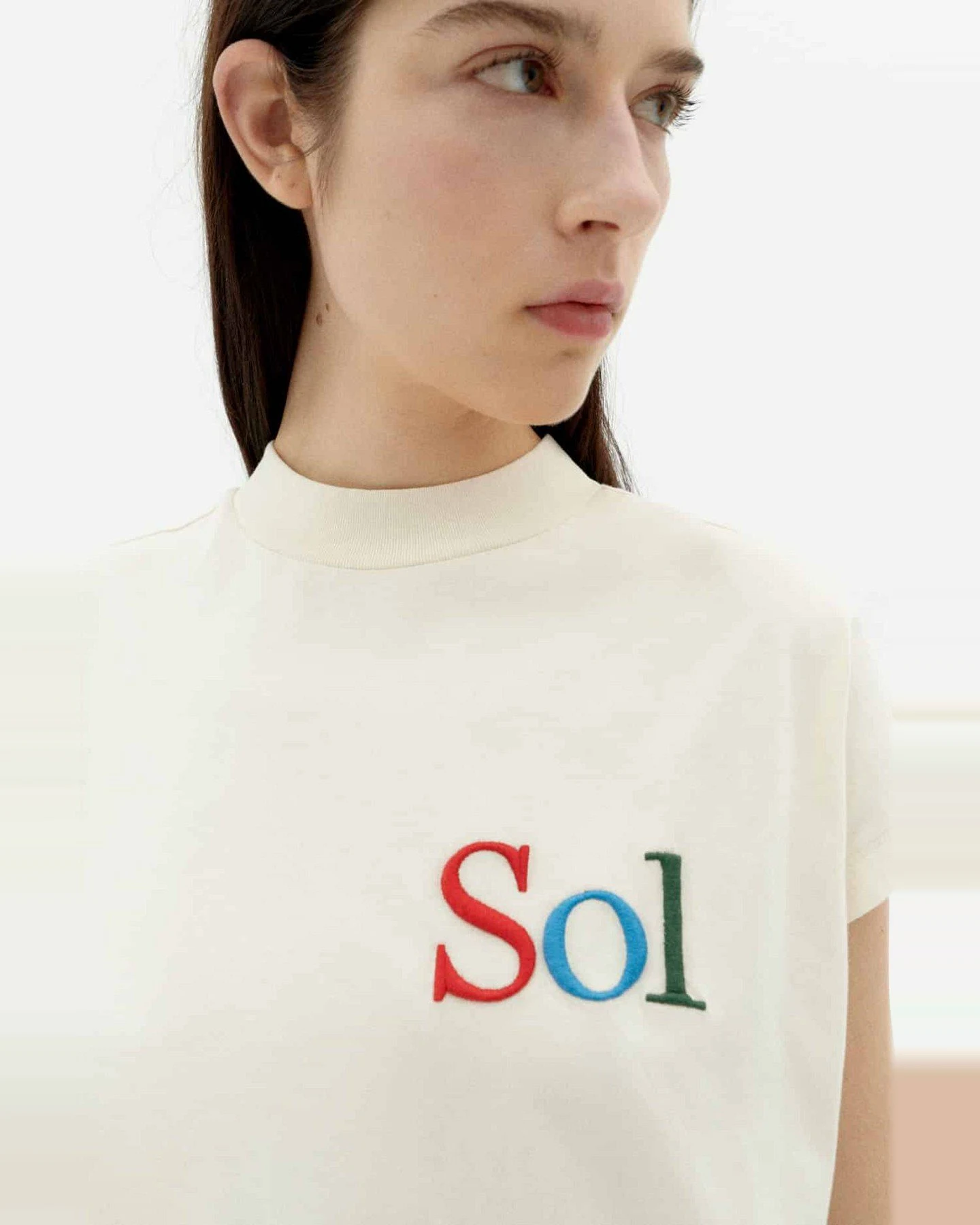 T-Shirt Volta Sol Weiß – Ansicht 4