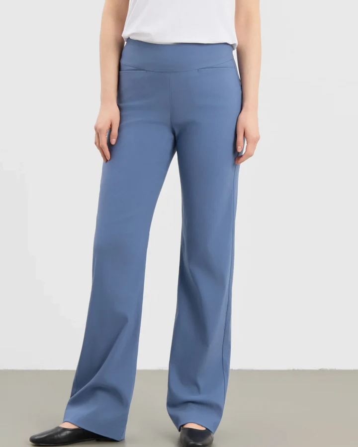 LAURIE Damen vegan Hose Thea Straight Ll Blau