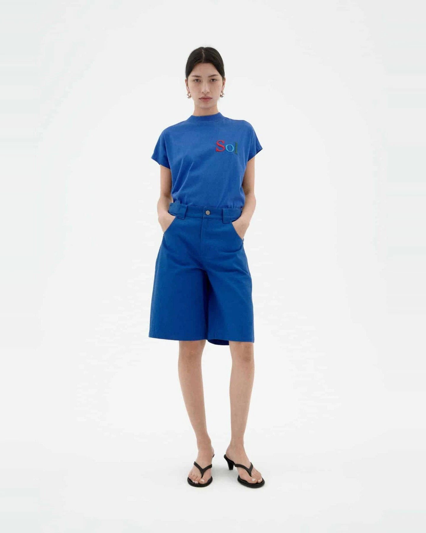 Shorts Tracey Blau – Ansicht 2