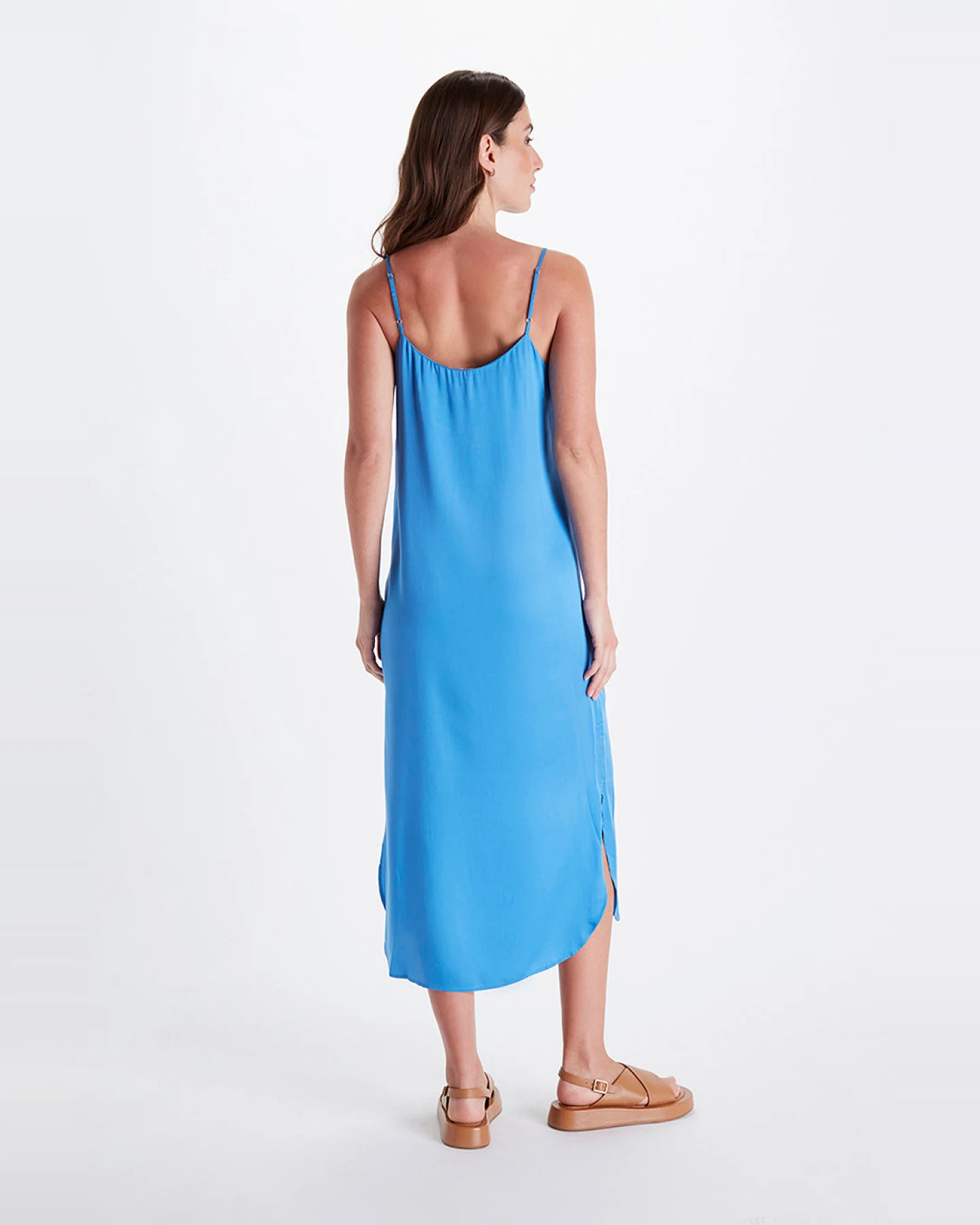 Neu Nomads Damen vegan Kleid Easy Slip Azure – Ansicht 2