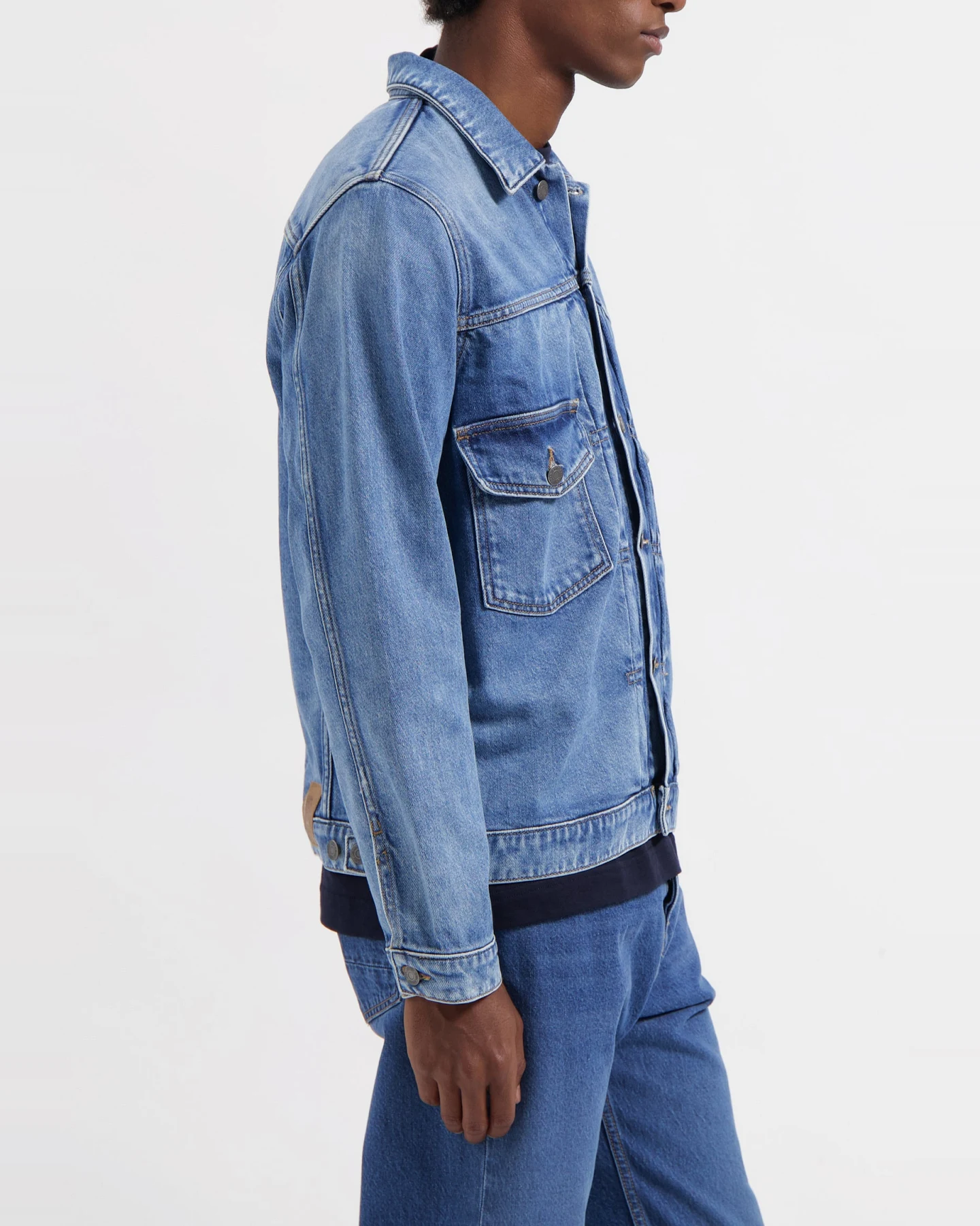 MUD Jeans Herren vegan Jacke Liam Medium Aged – Ansicht 2