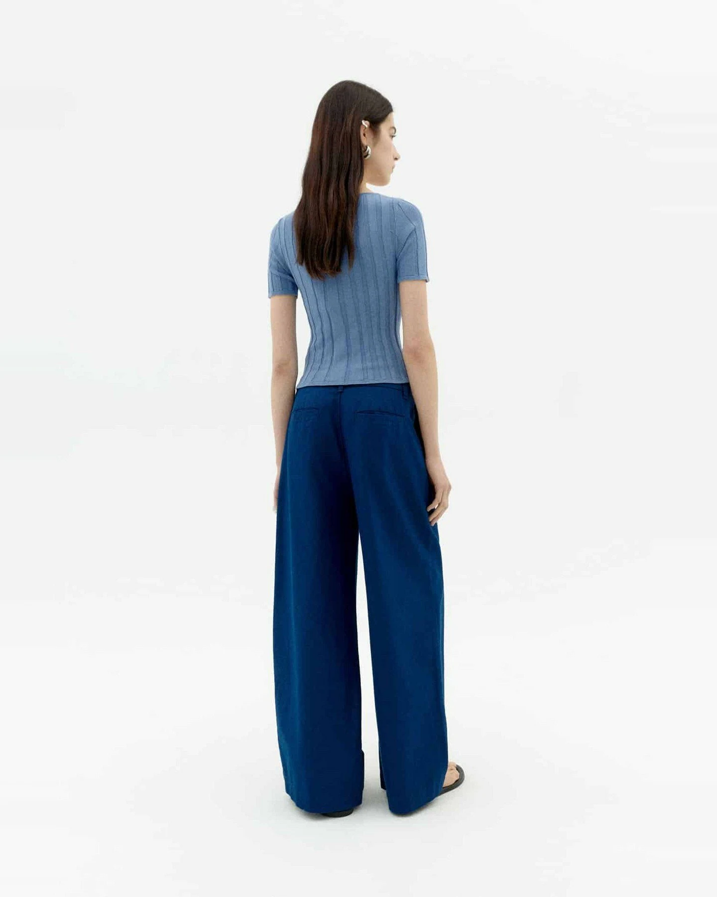 Hose Pat Hanf Blau – Ansicht 2