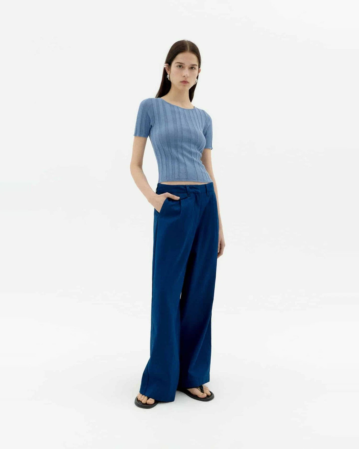 Hose Pat Hanf Blau – Ansicht 3
