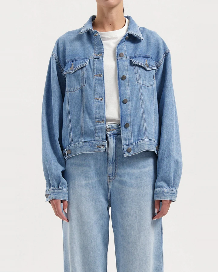 MUD Jeans Damen vegan Jacke Fran Stone Vintage