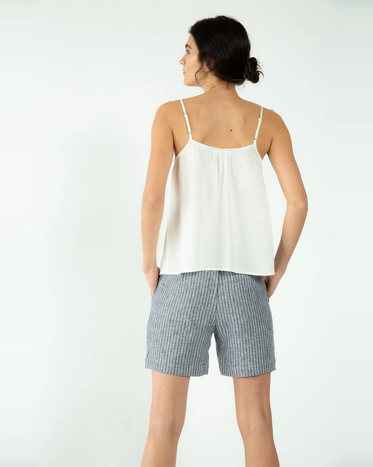 Neu Nomads Damen vegan Oberteile Lotus Weiß – Ansicht 2