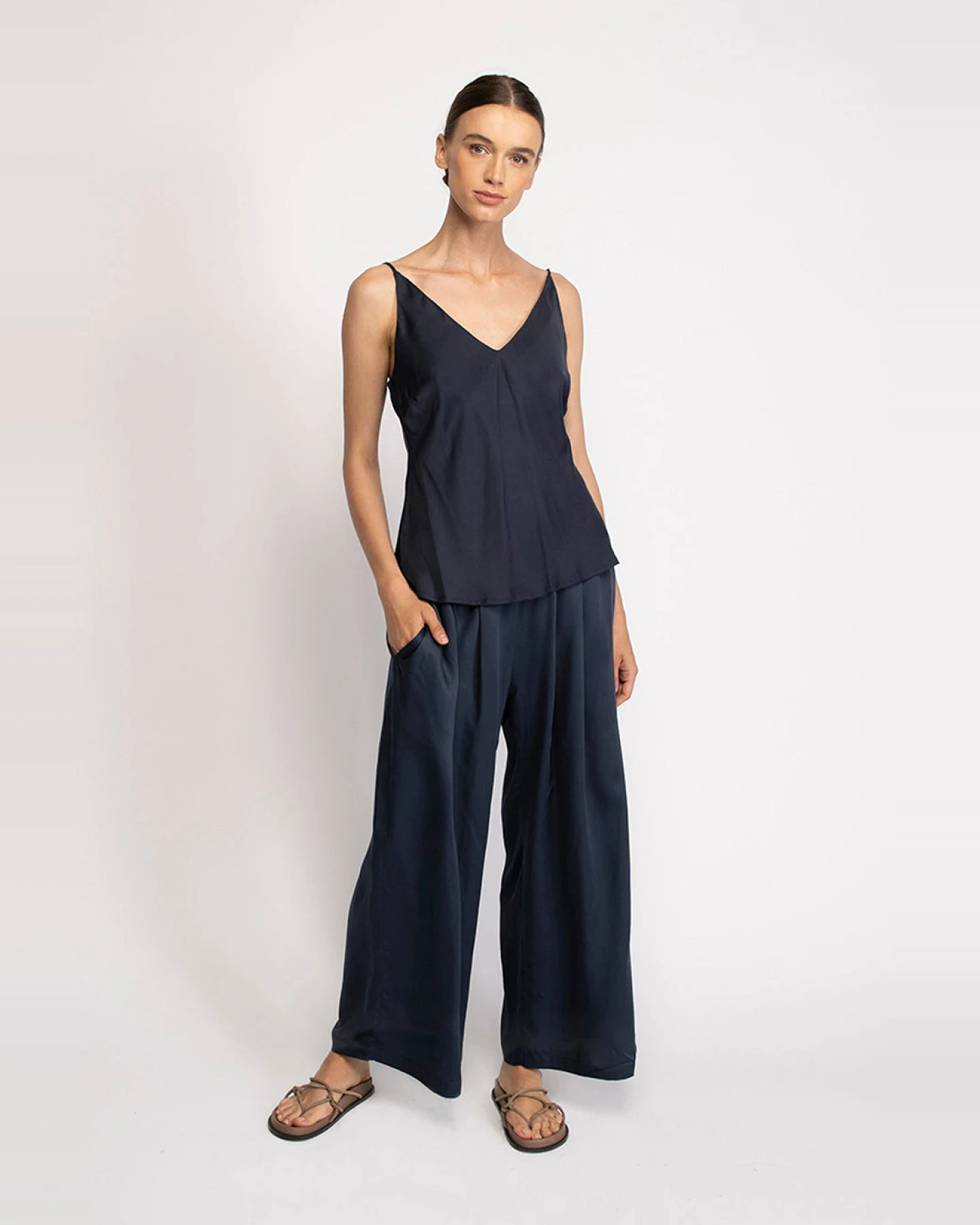 Neu Nomads Damen vegan Tops Bias Mitternachtsblau – Ansicht 2