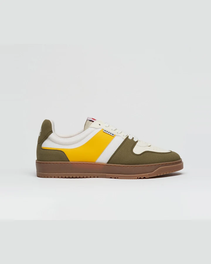 MEEKO Herren vegan Sneaker Kiboko Cordura Dschungel Olivgrün