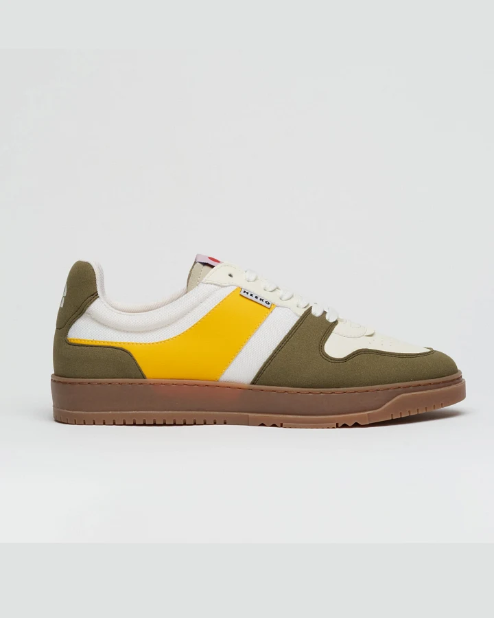 MEEKO Herren vegan Sneaker Kiboko Cordura Dschungel Olivgrün