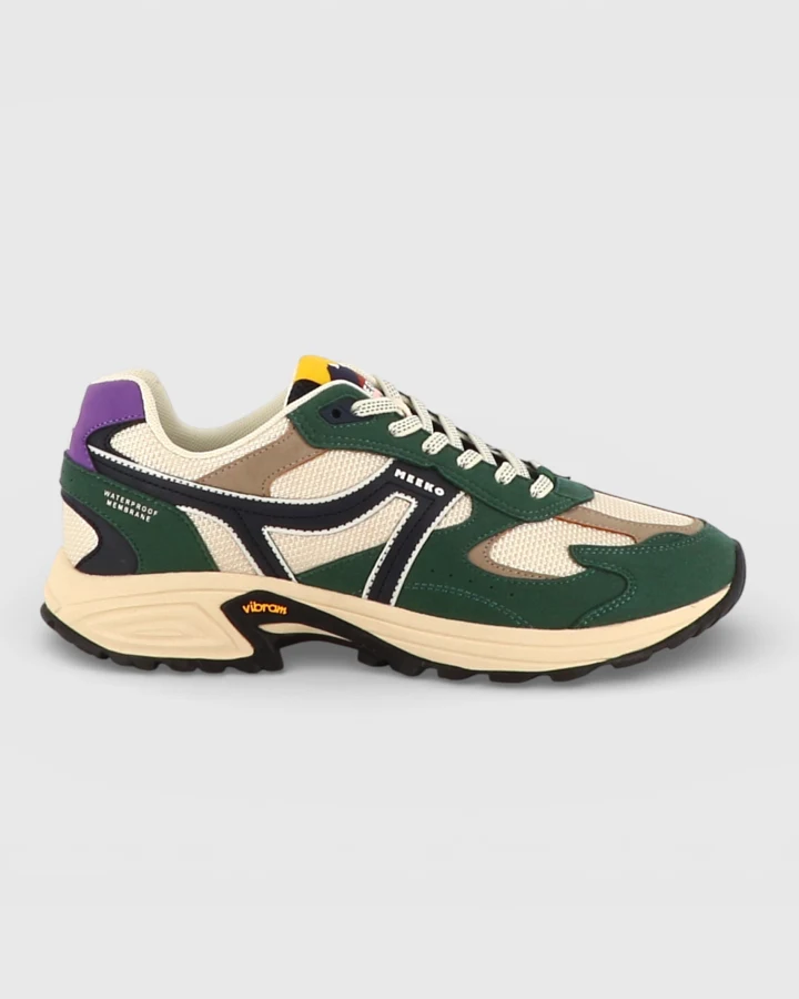 MEEKO Herren vegan Sneaker Capra Grün