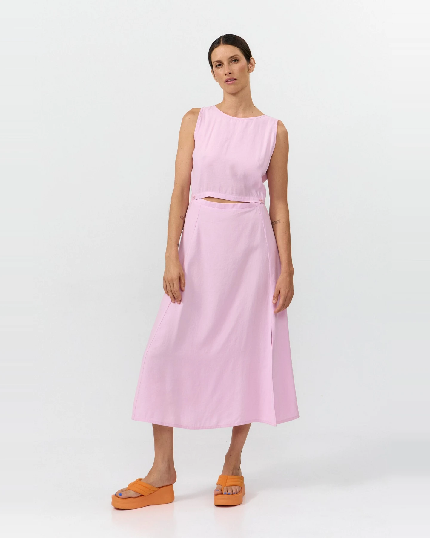 SUITE13LAB Damen vegan Kleid Tera Pink – Ansicht 2