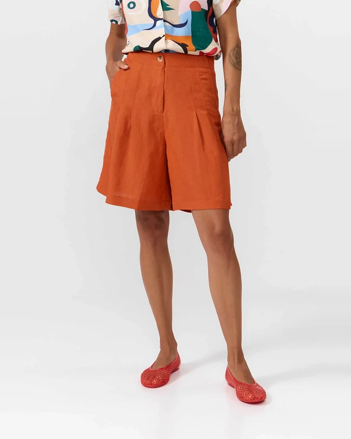 SUITE13LAB Damen vegan Kurze Bermudas Salor Henna