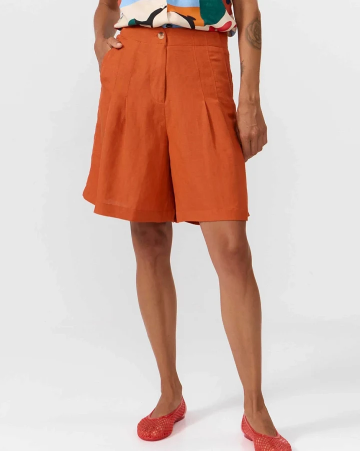 SUITE13LAB Damen vegan Kurze Bermudas Salor Henna