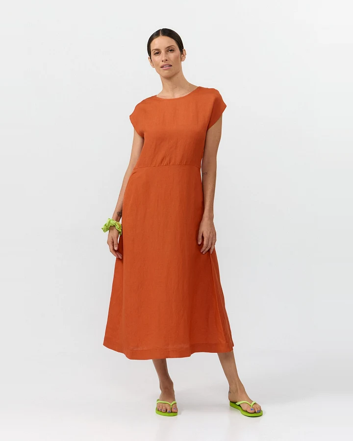 SUITE13LAB Damen vegan Kleid Tinto Henna