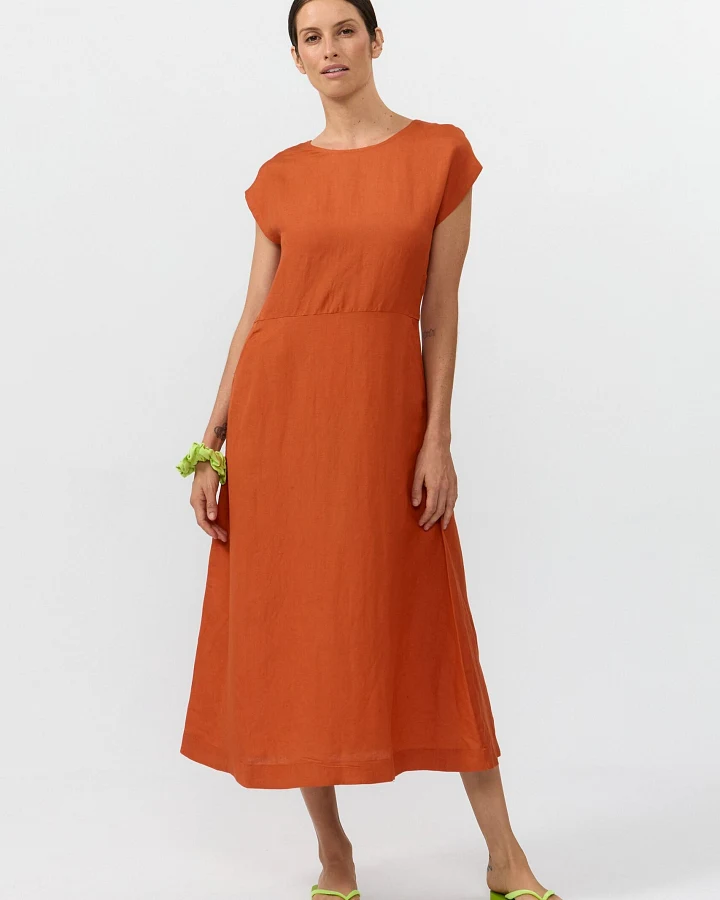 SUITE13LAB Damen vegan Kleid Tinto Henna