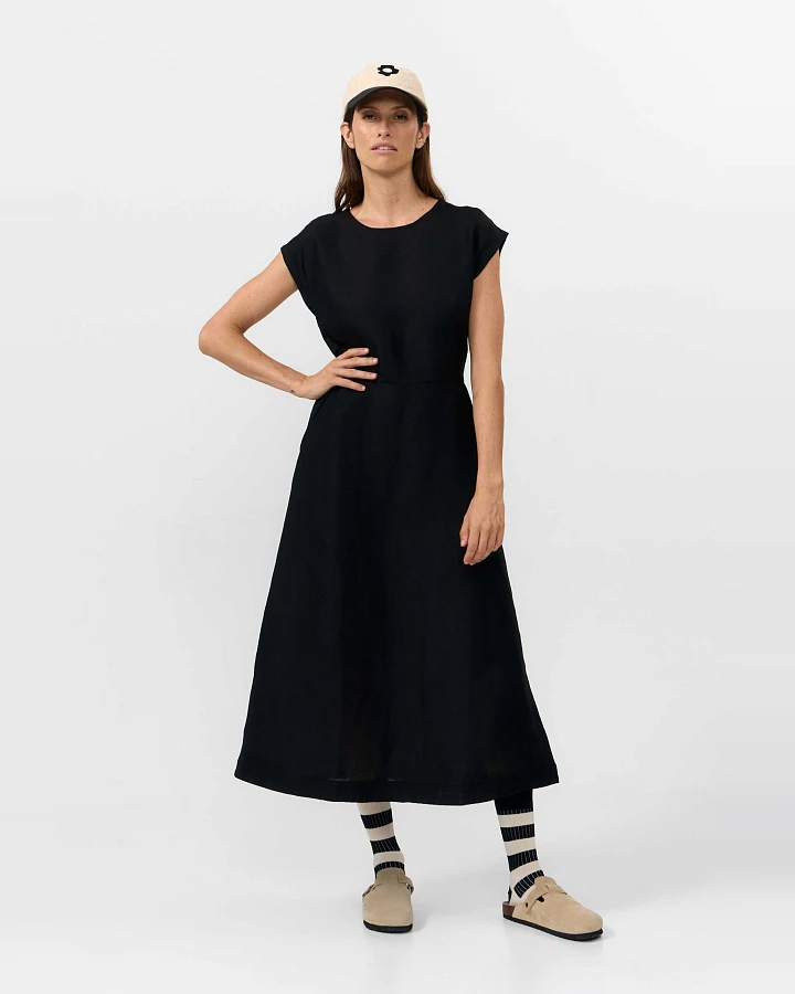 SUITE13LAB Damen vegan Kleid Tinto Schwarz