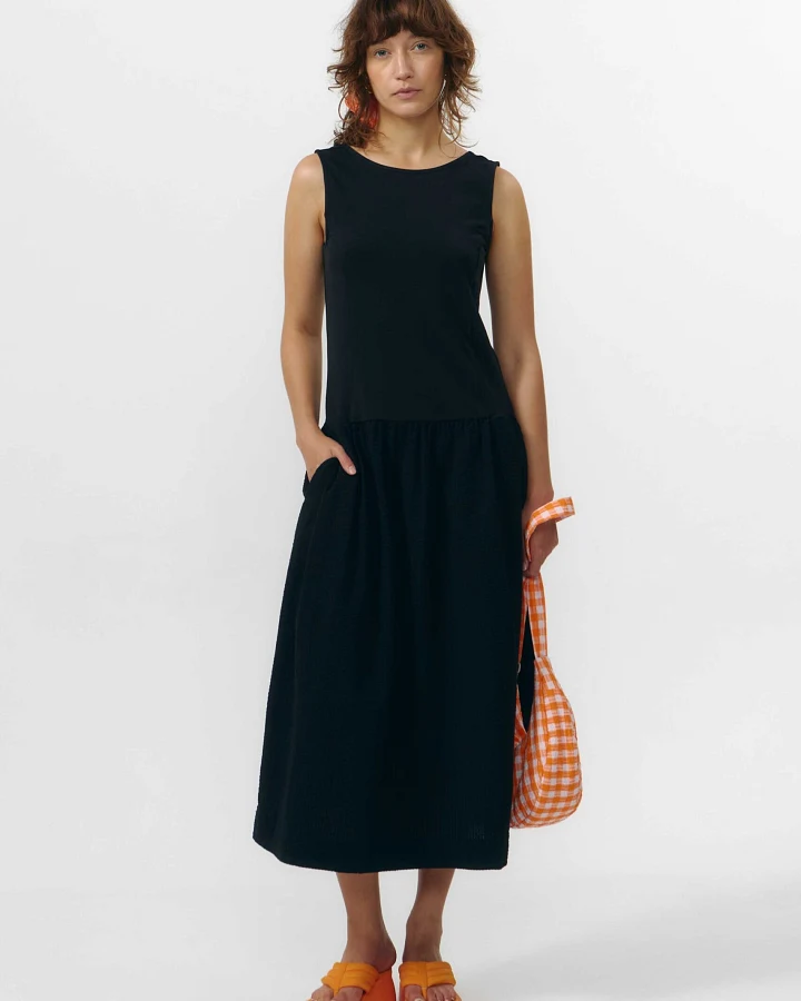 SUITE13LAB Damen vegan Kleid Mie Schwarz
