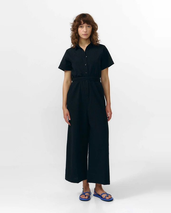SUITE13LAB Damen vegan Jumpsuit Alme Schwarz