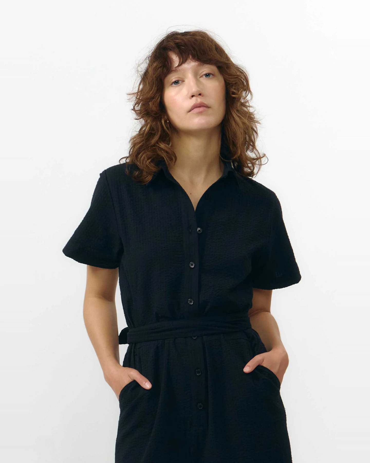 SUITE13LAB Damen vegan Jumpsuit Alme Schwarz – Ansicht 2