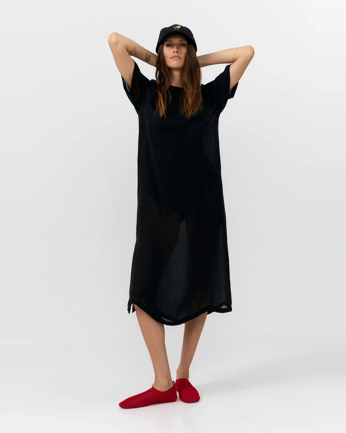 SUITE13LAB Damen vegan Kleid Jordan Schwarz – Ansicht 2