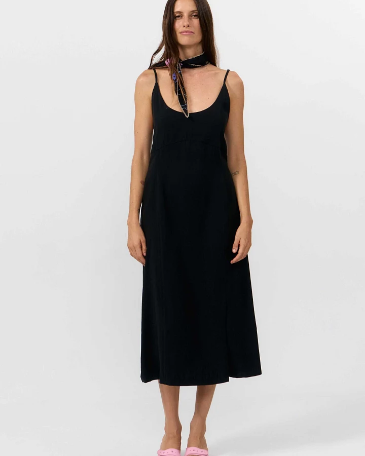 SUITE13LAB Damen vegan Kleid Saja Schwarz