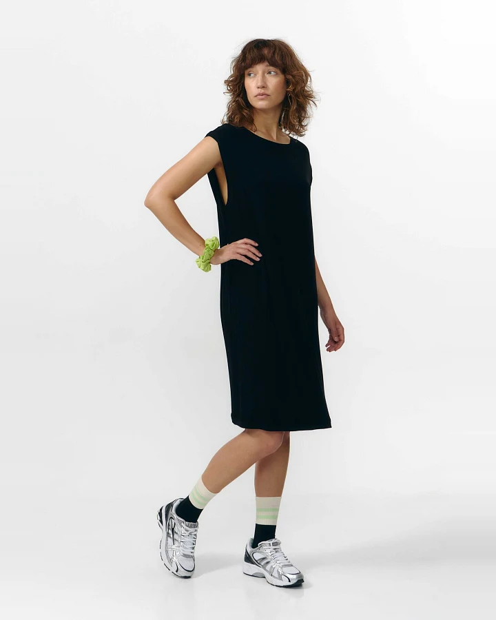 SUITE13LAB Damen vegan Kleid Auenland Schwarz