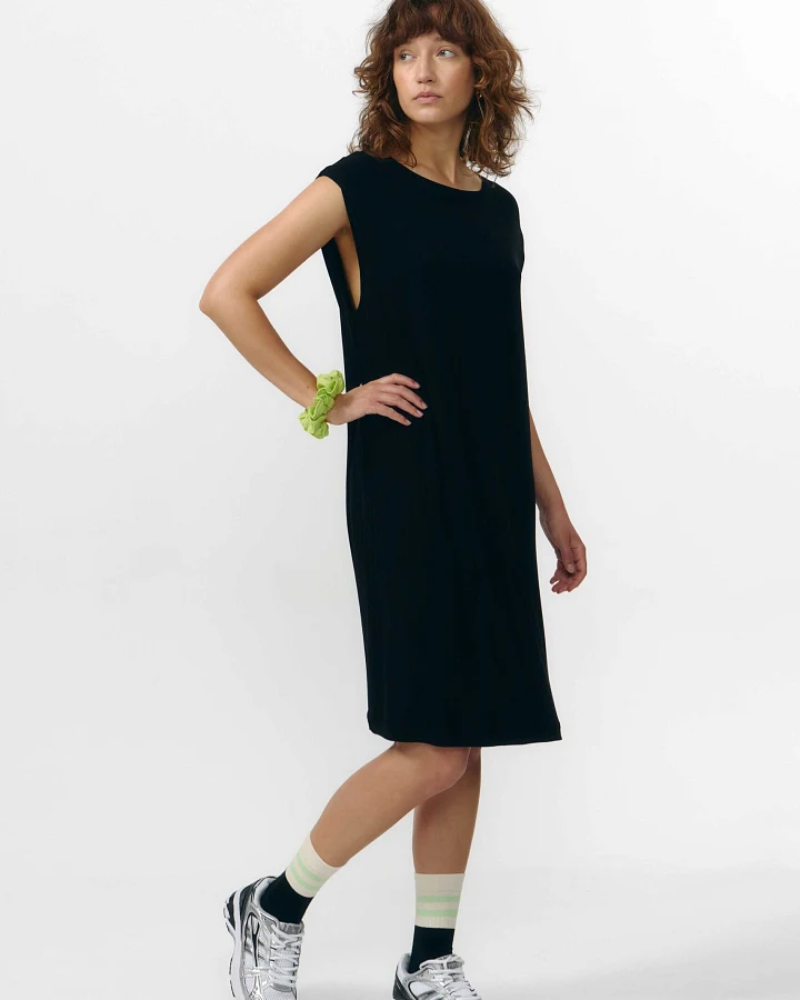 SUITE13LAB Damen vegan Kleid Auenland Schwarz