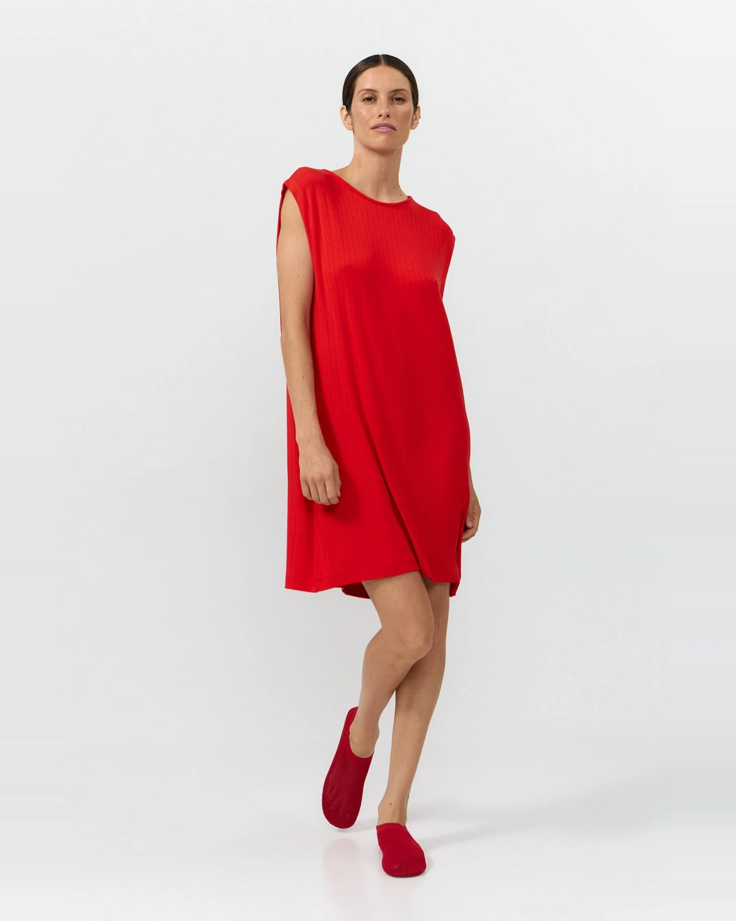 SUITE13LAB Damen vegan Kleid Shire Rot – Ansicht 2