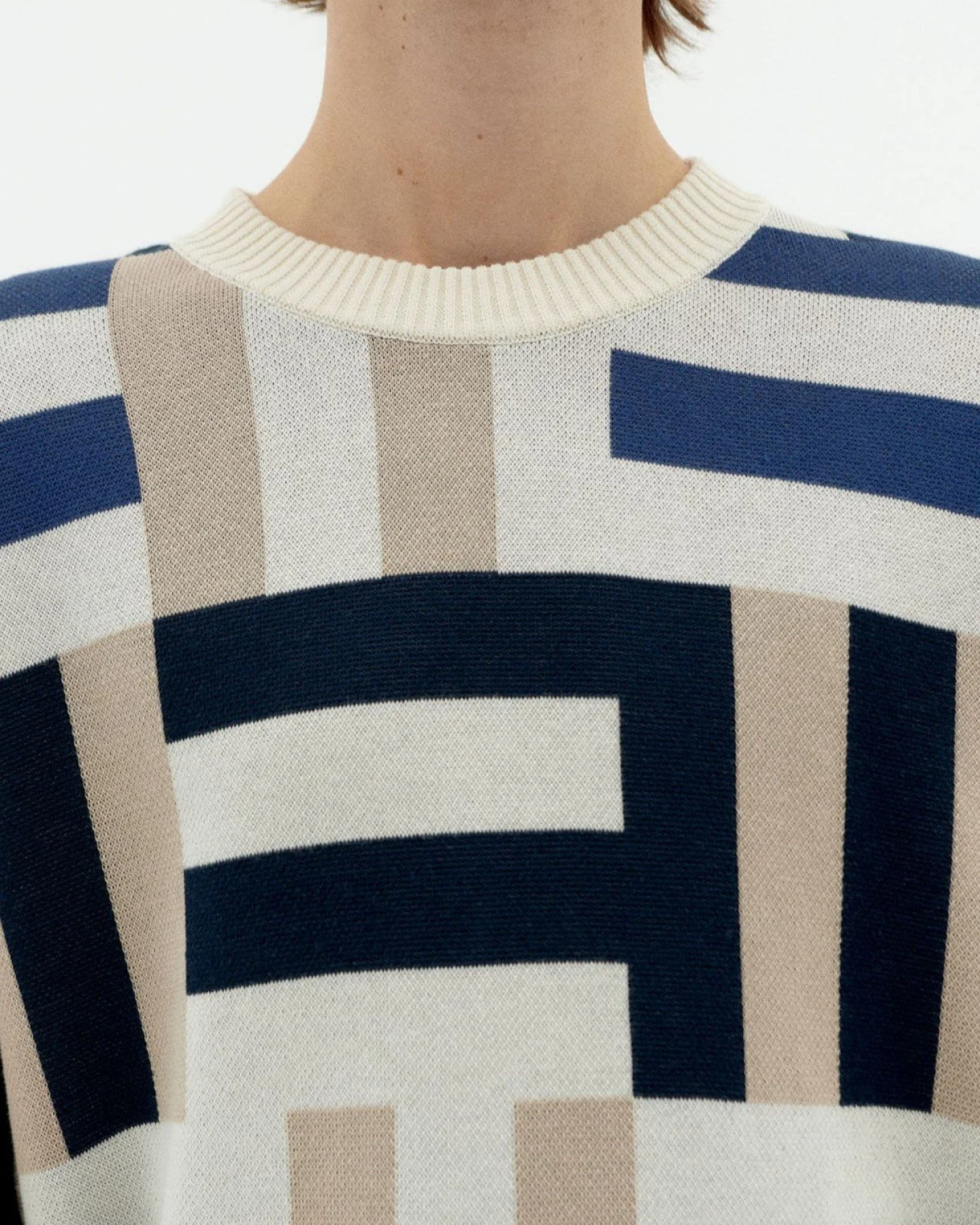 Strickpullover Khem Beige – Ansicht 4