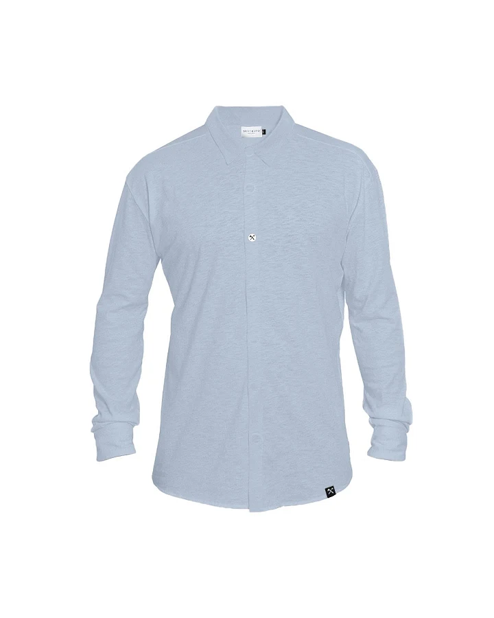 The Driftwood Tales Herren vegan Hemd - Hellblau